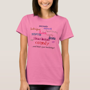 Camiseta Amor, comedia, celos, encanto, ENGAÑO, él…