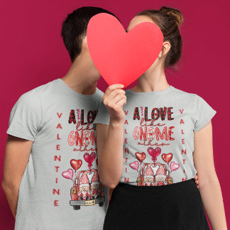 Camiseta Amor Como Gnome Otras Parejas Dulces Valentine