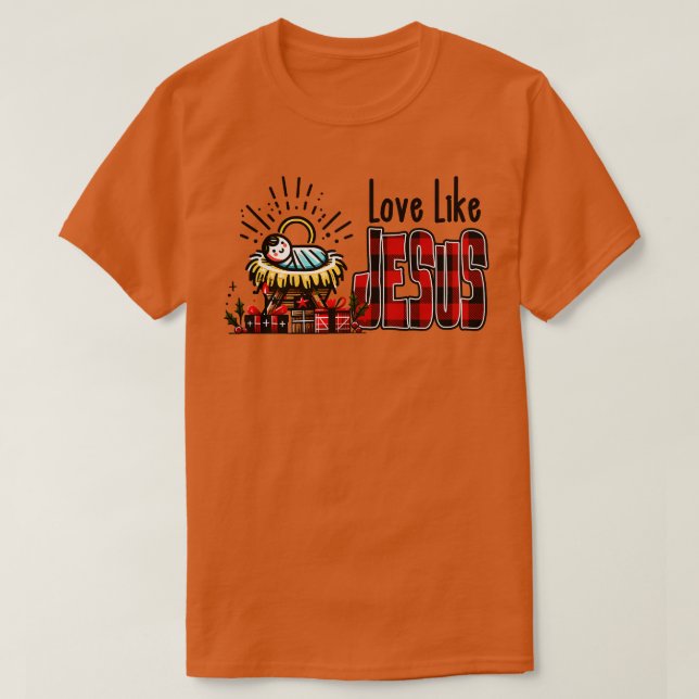 Camiseta Amor como Jesús (Diseño del anverso)