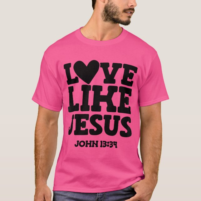 Camiseta Amor como Jesús (Anverso)