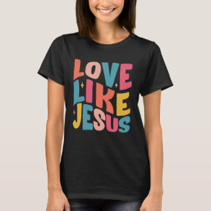 Camiseta Amor Como Jesús Biblia Cristiana Verso De Moda