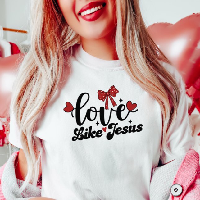 Camiseta Amor como Jesús, cristiano (Subido por el creador)