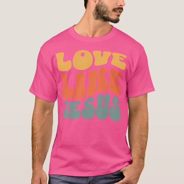 Camiseta Amor Como Jesús Cristiano (Anverso)