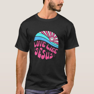 Camiseta Amor Como Jesús Daisy Sunset Dios Religioso Christ