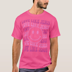 Camiseta Amor Como Jesús Dios Religioso Palabras Cristianas