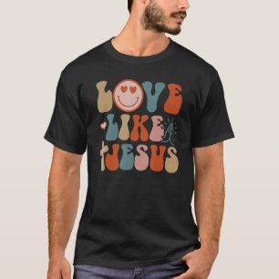 Camiseta Amor Como Jesús Dios Religioso Palabras Cristianas