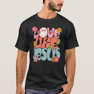 Camiseta Amor Como Jesús Dios Religioso Palabras Cristianas