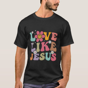 Camiseta Amor Como Jesús Dios Religioso Palabras Cristianas