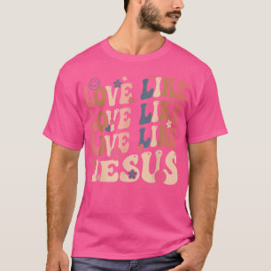 Camiseta Amor Como Jesús Dios Religioso Palabras Cristianas