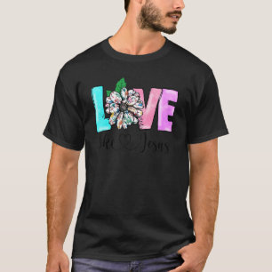 Camiseta Amor Como Jesús Fe Cristiana Biblia Oración de Dio