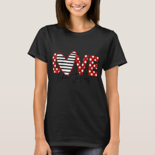 Camiseta Amor como Jesús Retro Corazón Rojo Valentin Cristi