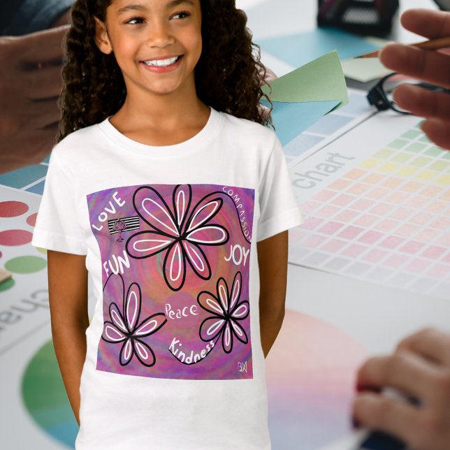 Camiseta Amor Compasión, Alegría, Paz Para La Humanidad (Subido por el creador)