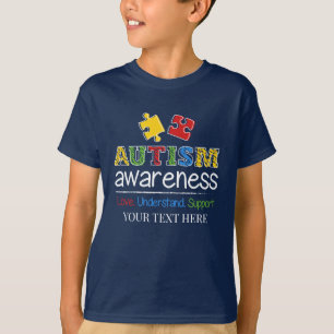 Camiseta Amor Comprender Apoyo Autismo Conciencia