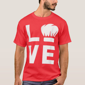 Camiseta Amor con el Gorra Chef Funny Cocinando Lover Cook 