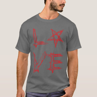 Camiseta AMOR con la familia Pentagram