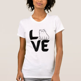 Camiseta Amor con un gato como O
