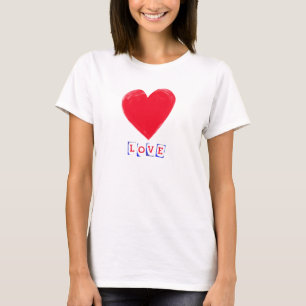 Camiseta Amor con un regalo de San Valentín