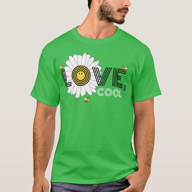 Camiseta AMOR COOL retro (Anverso)
