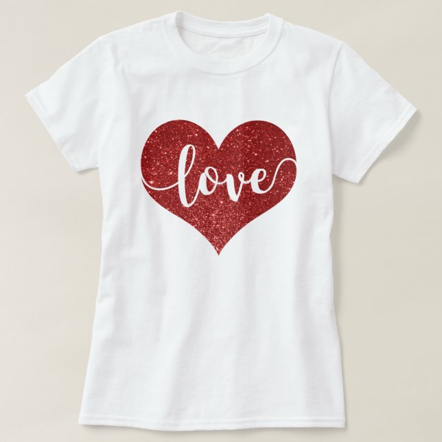 Camiseta Amor - Corazón (Diseño del anverso)