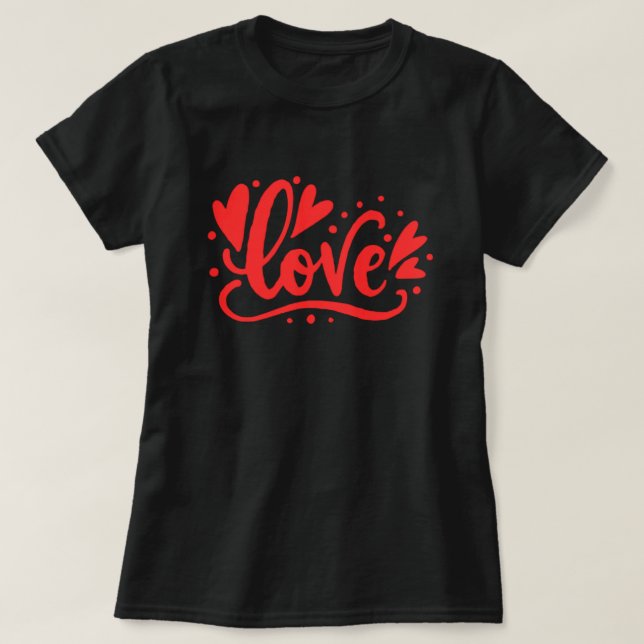 Camiseta Amor - Corazón (Diseño del anverso)