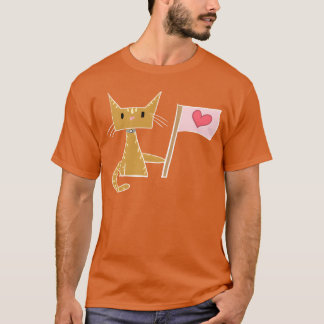 Camiseta amor corazón gato animal familia