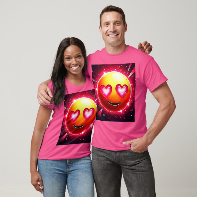 Camiseta Amor Corazones de Emoji espumoso (Unisexo)