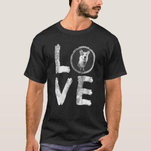 Camiseta Amor Corgis Corgi Perro Ortografía Idea Mamá Papá