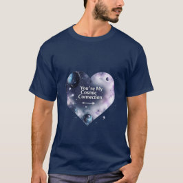 Camiseta Amor cósmico - Diseño romántico con temas galáctic