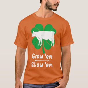 Camiseta Amor Creciendo Vacas, Mostrando Costum Ganadero