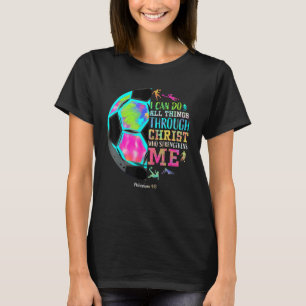 Camiseta Amor Cristiano de Fútbol Todas las cosas que puedo