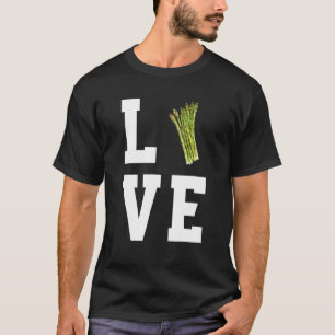 Camiseta Amor Cuaderno Asparagus Vegetable