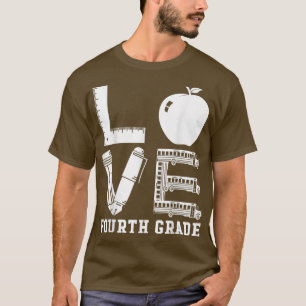 Camiseta Amor Cuarto Grado - Cuarto Grado De Vuelta A La Es