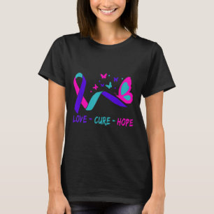 Camiseta Amor Cura Esperanza Cáncer Cervical Guerrero Marip