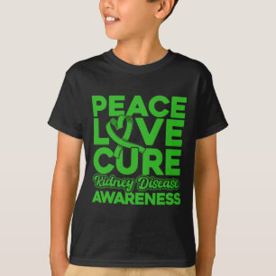 Camiseta Amor Curación de Enfermedades Renales Sensibilizac