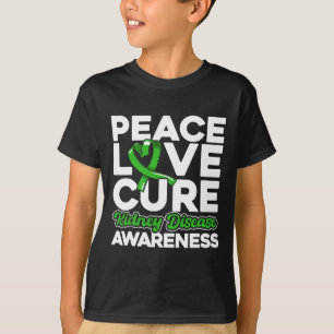 Camiseta Amor Curar la enfermedad renal Conciencia 1