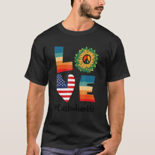Camiseta Amor Custodianlife Handyman Janitor Facility Manag