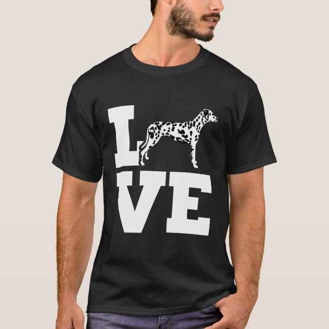 Camiseta Amor dálmata (Anverso)