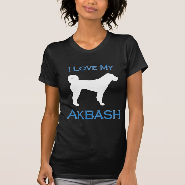 Camiseta Amor de Akbash - azul (Anverso)