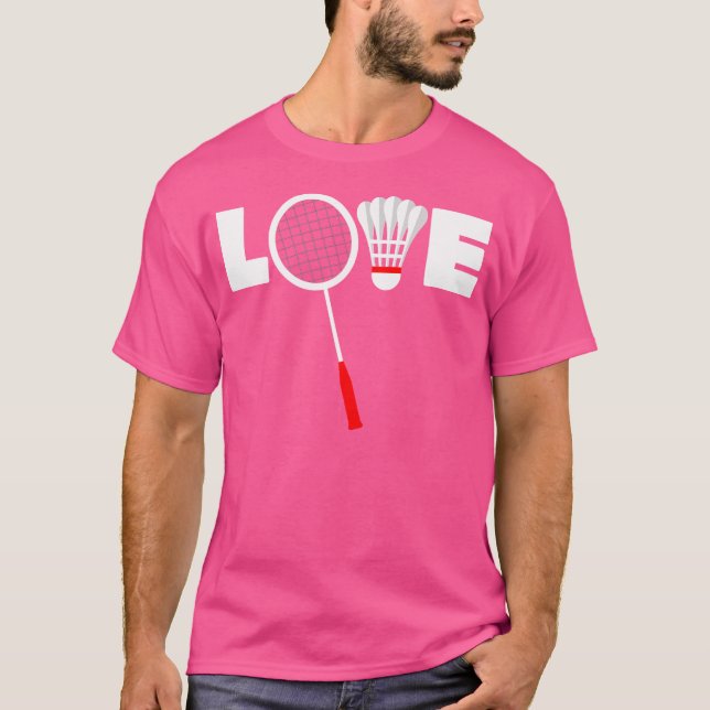 Camiseta Amor de Badminton (Anverso)