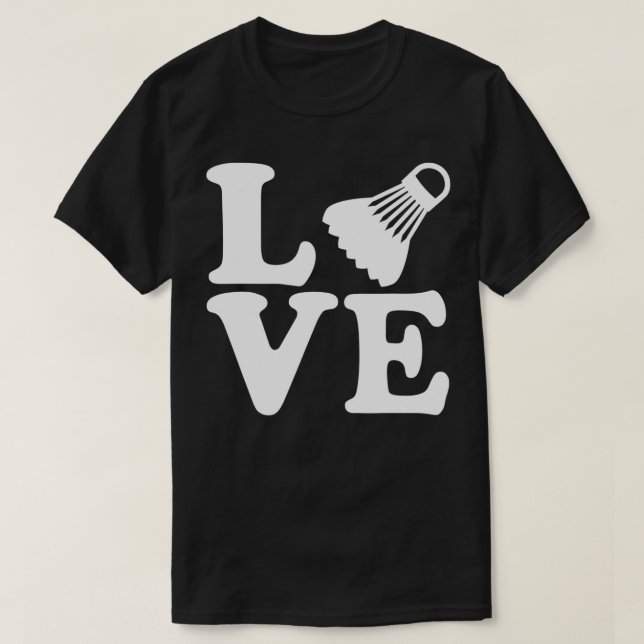 Camiseta Amor de Badminton (Diseño del anverso)