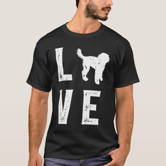 Camiseta Amor de Bernedoodle  1 (Anverso)