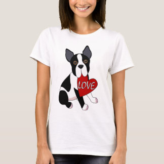 Camiseta Amor de Boston Terrier