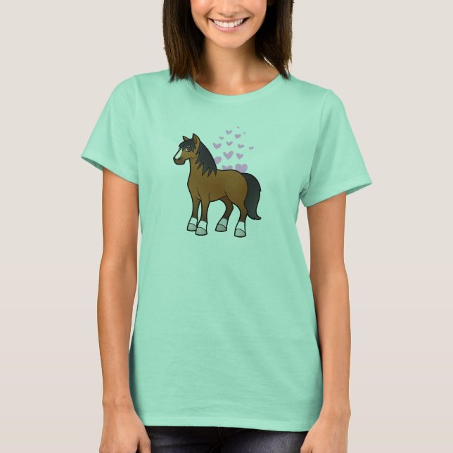 Camiseta Amor de caballo (Anverso)