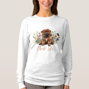Camiseta Amor de cachorro Chow de manga larga