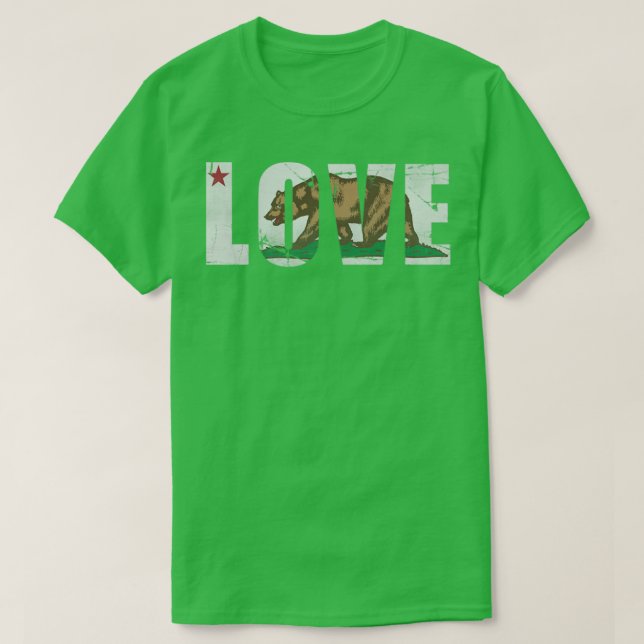 Camiseta Amor de California (Diseño del anverso)