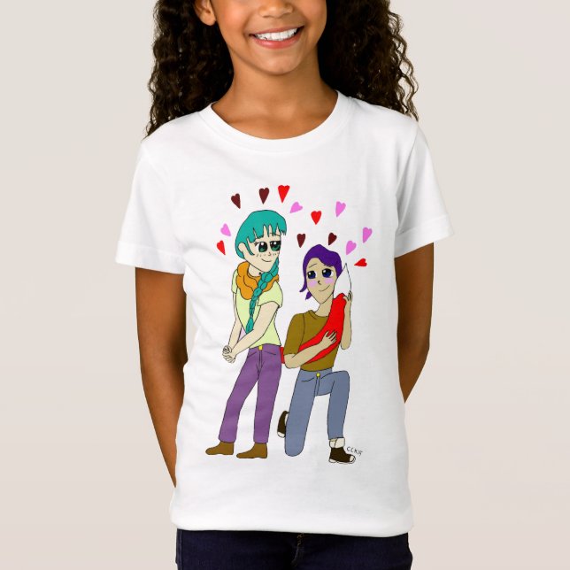 Camiseta amor de cola (Anverso)