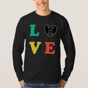 Camiseta Amor de conejo conejo conejo colorido