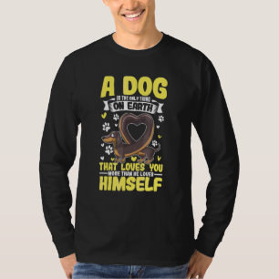 Camiseta Amor de Dachshund Frase de Dachshund Frase de Perr