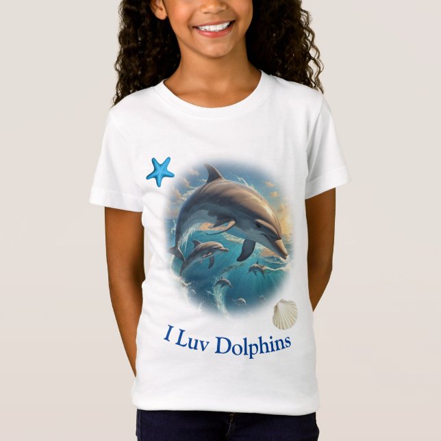Camiseta Amor de delfines (Anverso)