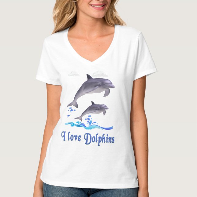 Camiseta Amor de delfines (Anverso)